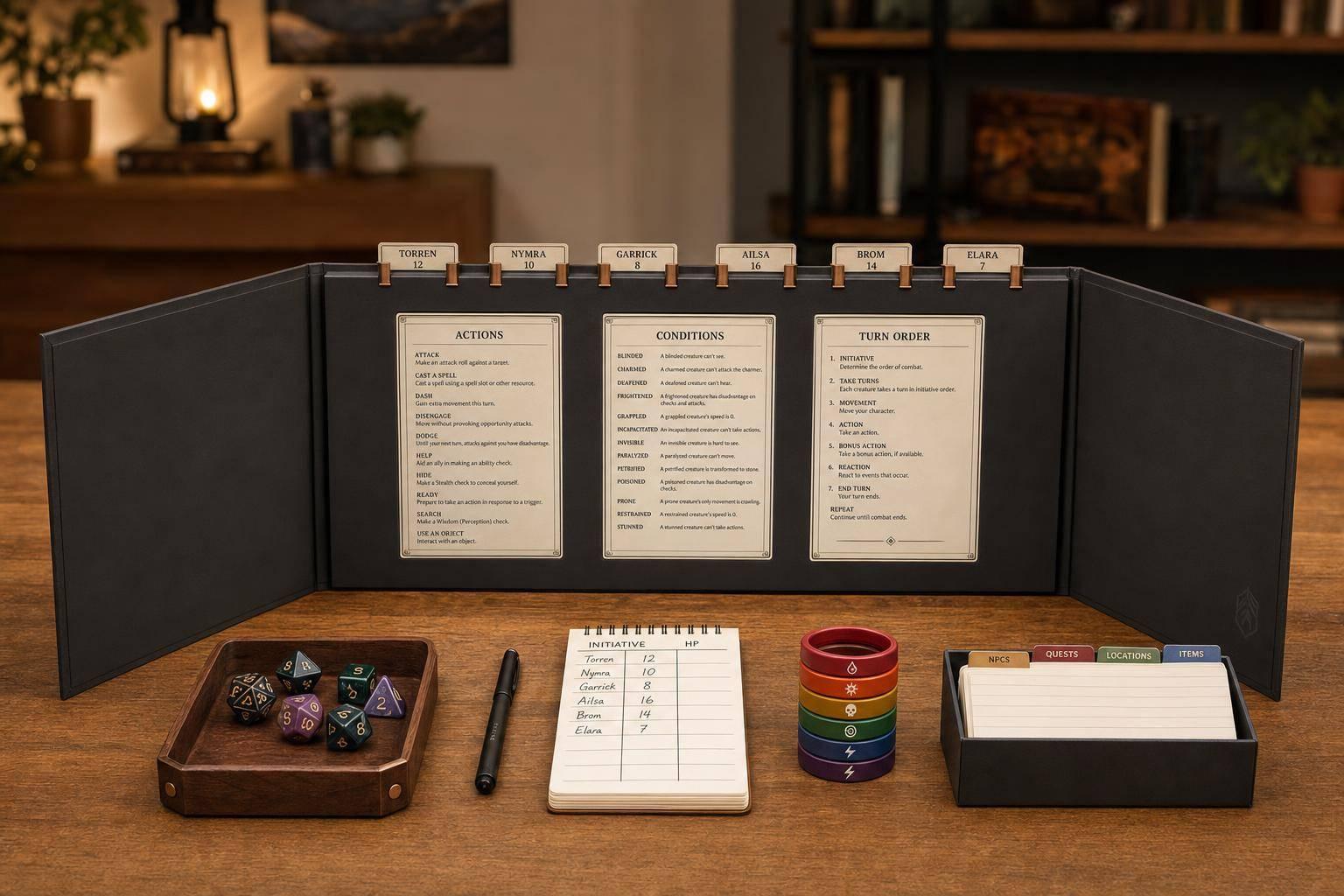 How to Set Up a DM Screen for Any TTRPG
