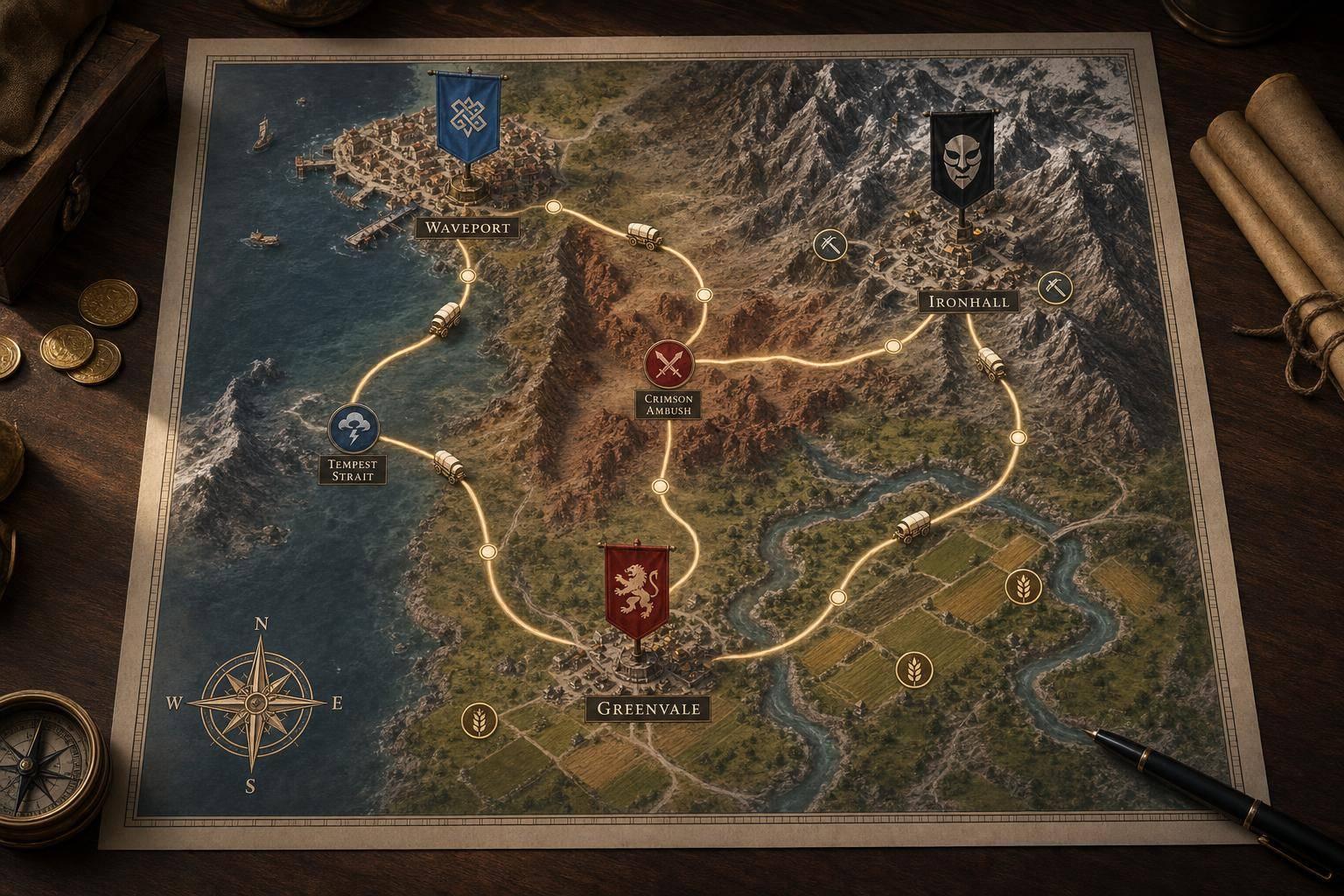 How Regions Trade Goods In D&D Campaigns